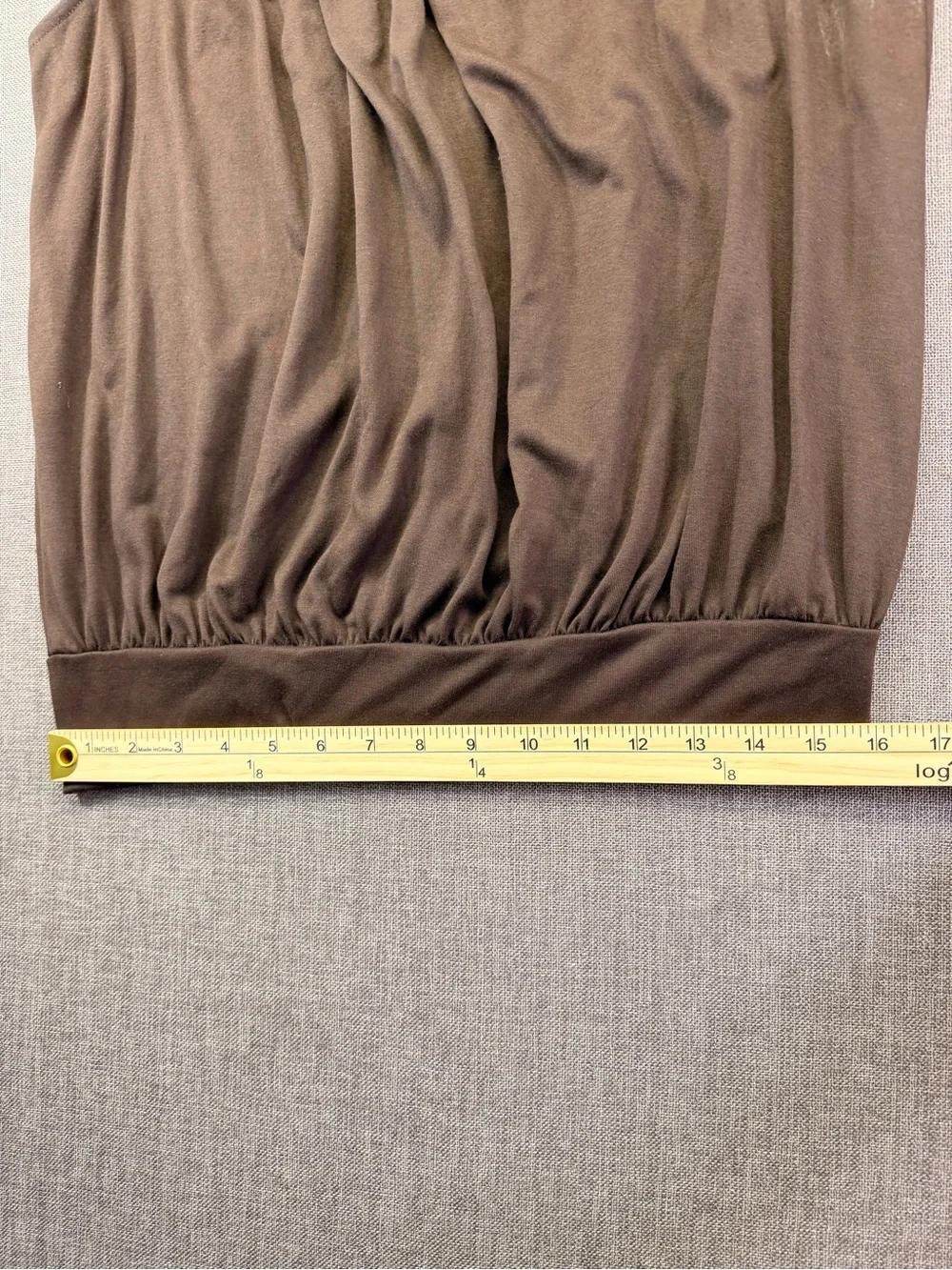 Michael Kors Brown Embellished Sleeveless Top Size Medium